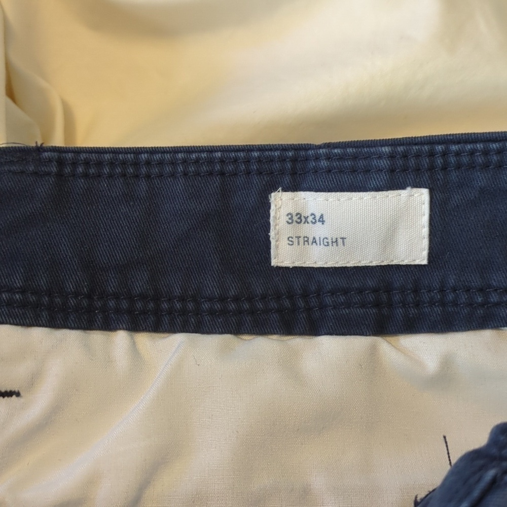 GAP Navy Straight Khaki Pants - Picture 4 of 6